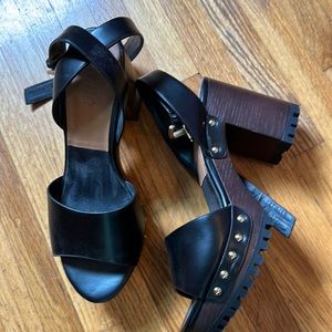 Zara Size 8 chunky platform sandal